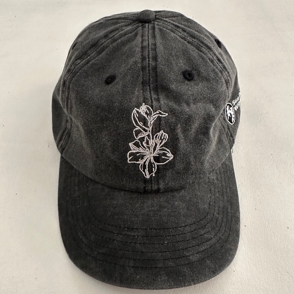 New San Diego Zoo Wild Life Ailiance Gray Baseball Cap Hat One Size - Picture 1 of 4